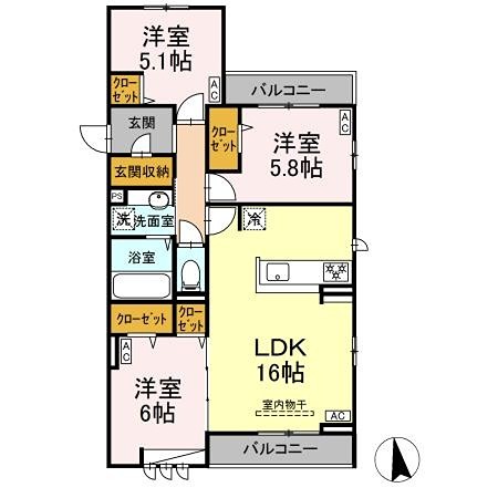 コルザフィオーレ 間取り