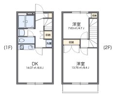 レオパレスエルムウッド  間取り