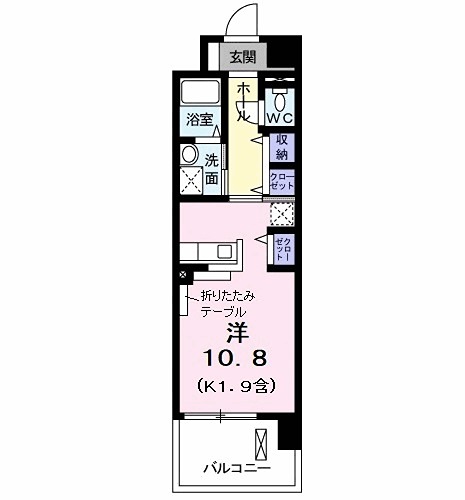 昭島コートエレガンスＦ 間取り