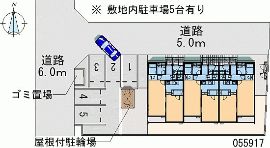 クレイノクオーレ狭山 駐車場
