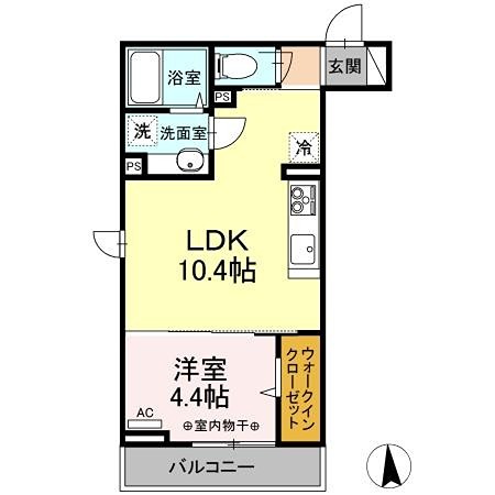 セジュール河辺 間取り