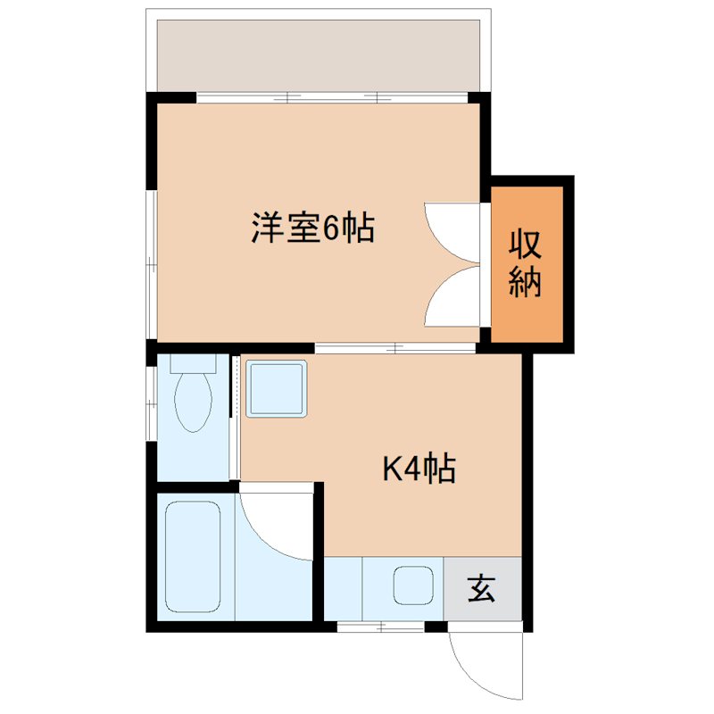 コーポあがわ 間取り