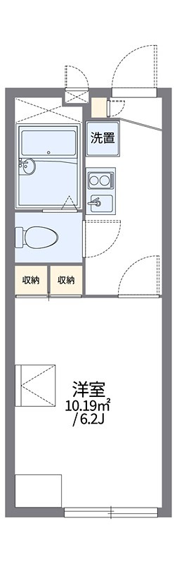 レオパレス上九沢 間取り
