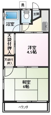 宮下荘 間取り