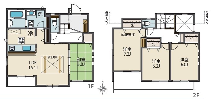 BLOOMING MAISON小平市大沼町1号棟 間取り