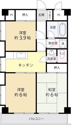 Tsgarden永山 間取り