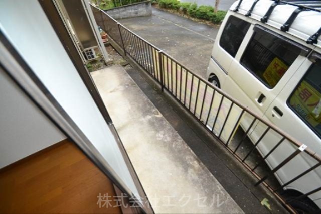 シティハイムシンメイB ベランダ