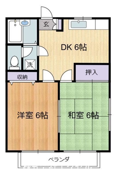 エレガンス関口第５ 間取り