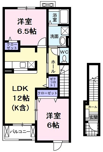 ファインヒルＢ 間取り