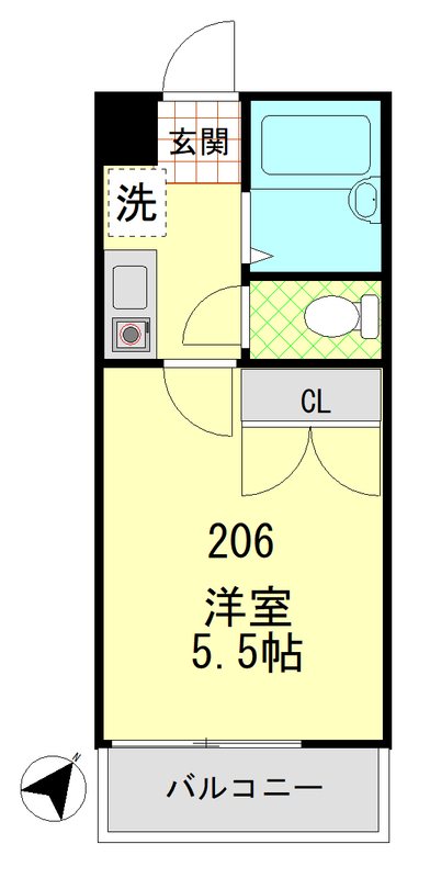 キャトルセゾン相模原 間取り
