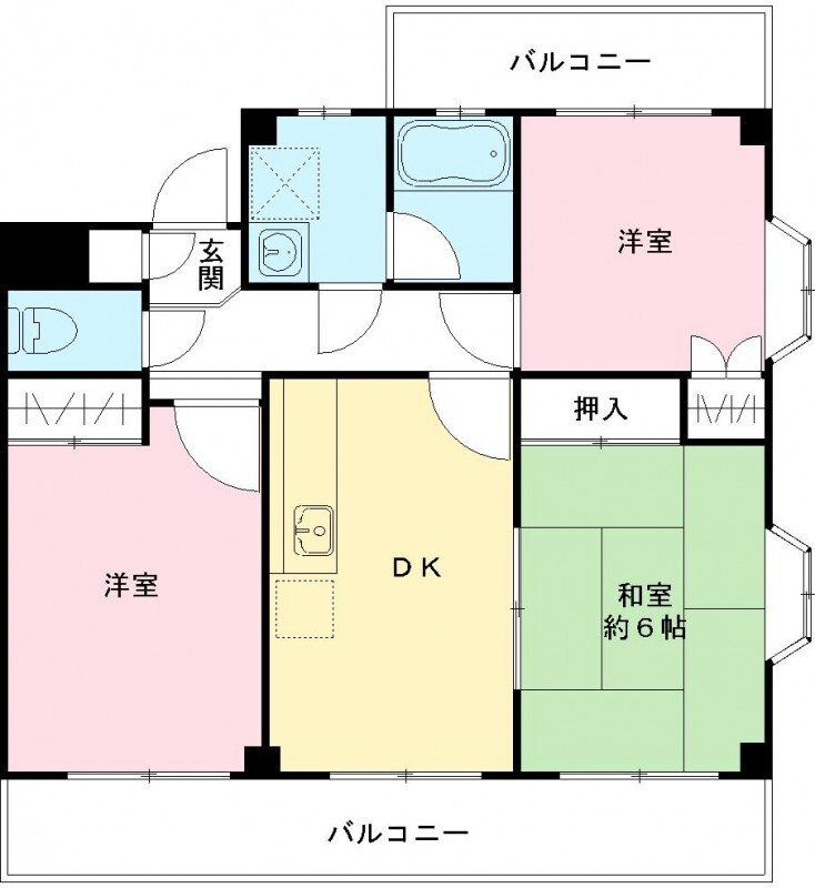 エステート小山第二 間取り