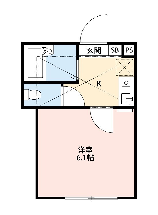 ミキハイツ淵野辺 間取り
