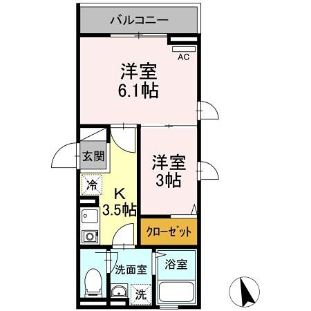 グランメール聖蹟 間取り
