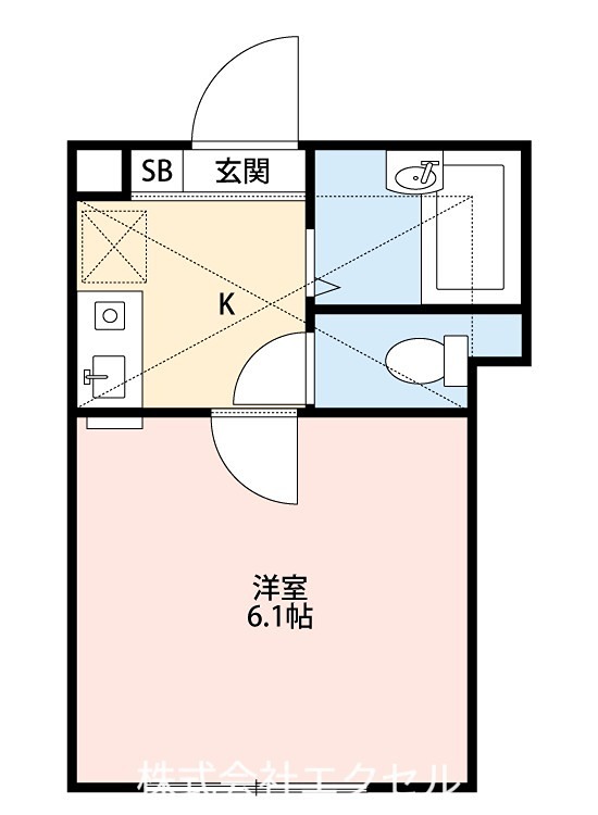 ミキハイツ淵野辺 間取り