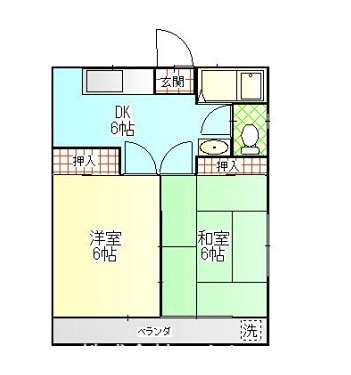 コーポ髙橋 間取り