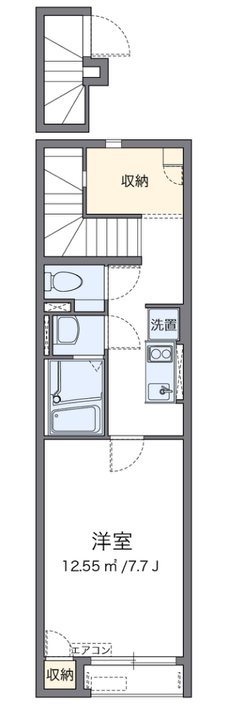 クレイノＴ　ヴィルヌーブⅥ 間取り