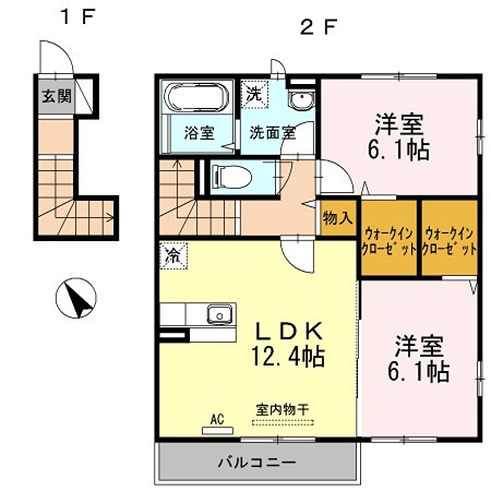 クレイン  間取り