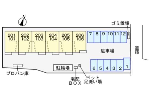 ラ　カーサ　スギ 間取り