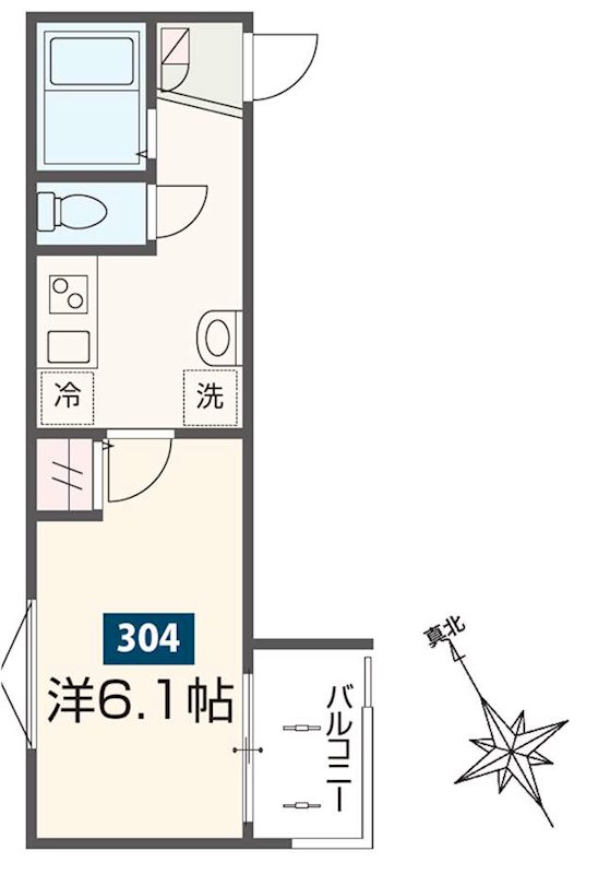 MELDIA上溝 間取り