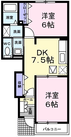 エスポワールＫ 間取り
