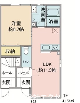 スウィートヒルズB 間取り