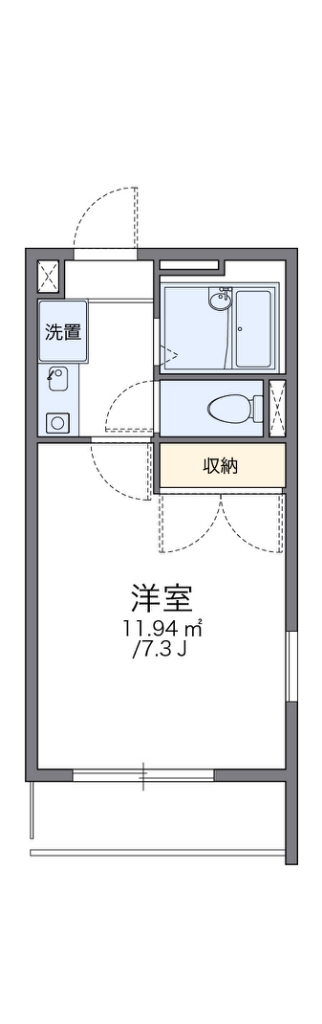レオパレス葵第２ 間取り