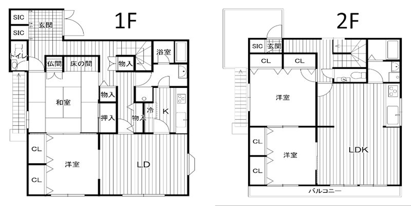 富士本3丁目戸建 間取り