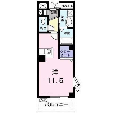 グリーンヒルズ大澤Ｂ 間取り