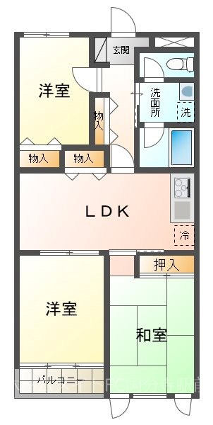 ヘリオス天神町レジデンス  間取り