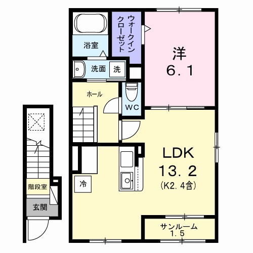 ヴィラ・グレイスⅡ 間取り