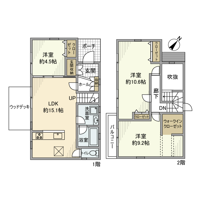 緑町戸建 間取り