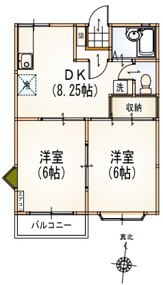 エステート唐木田 間取り