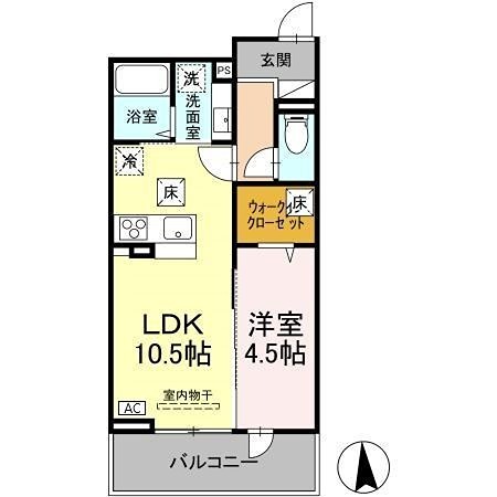 セジュール師岡町 間取り