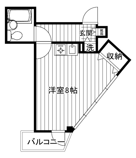 いづみマンション一ツ橋 間取り