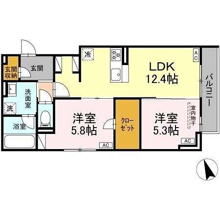 D-ROOM分梅 間取り