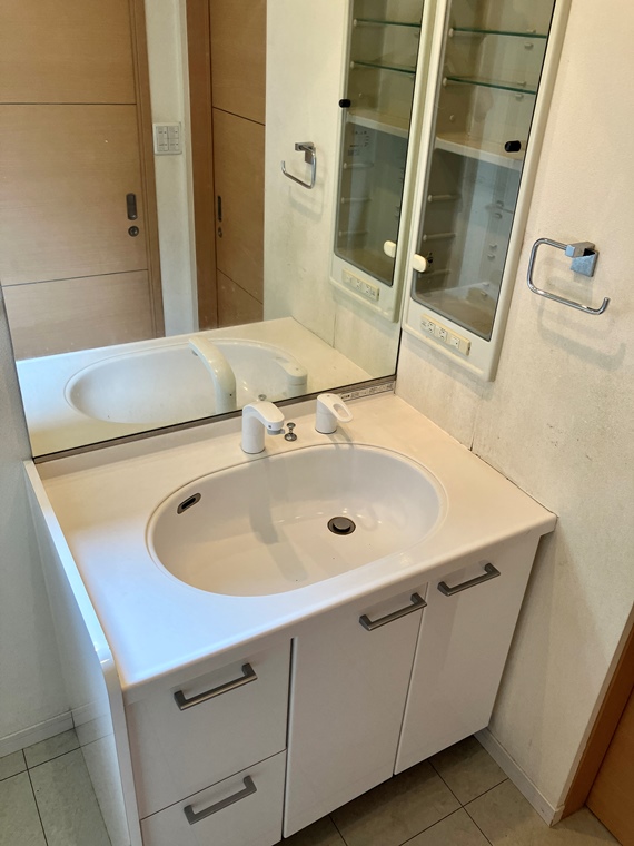 新町戸建 洗面所