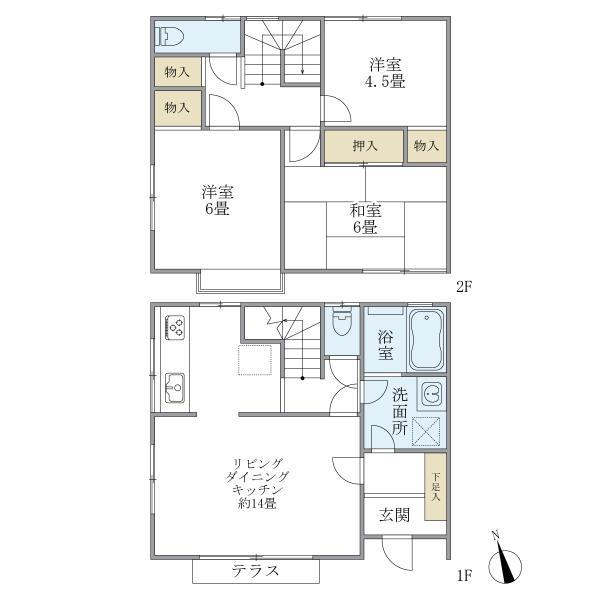 貫井陽光テラス 間取り
