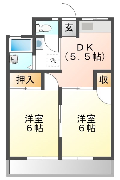 ブルースカイ 間取り