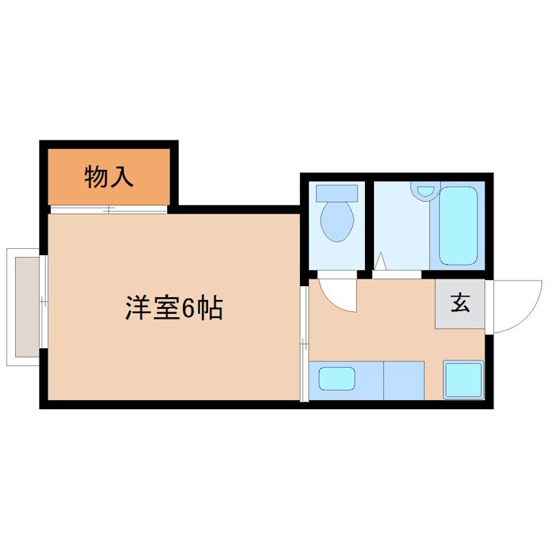 コーポサンライズB棟 間取り