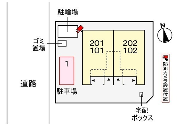 ブリューム3 駐車場