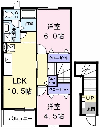 サン　エトワールⅡ 間取り