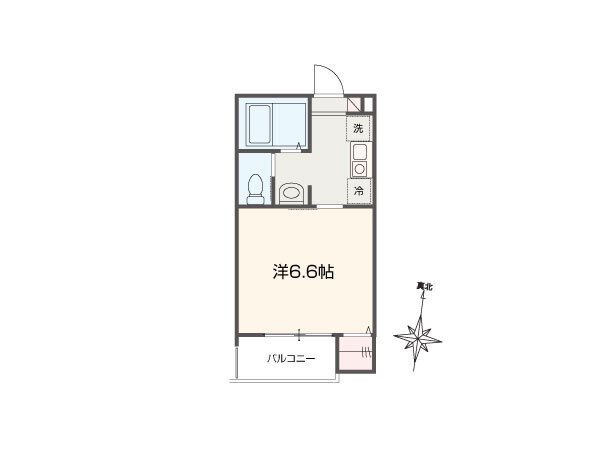 MELLAS淵野辺5 間取り