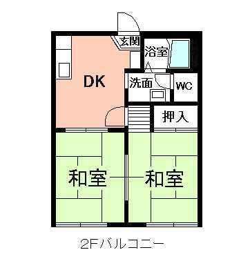 エスティーヌみよしⅡ 間取り