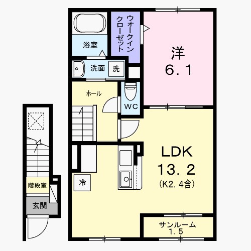 ヴィラ・グレイスⅡ 間取り