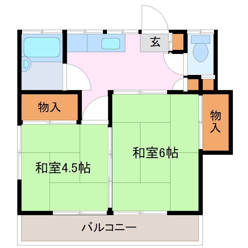 富士栄荘 間取り
