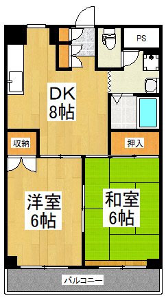 諏訪ハイム１３  間取り