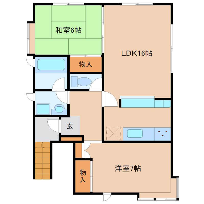 日野台貸戸建 間取り
