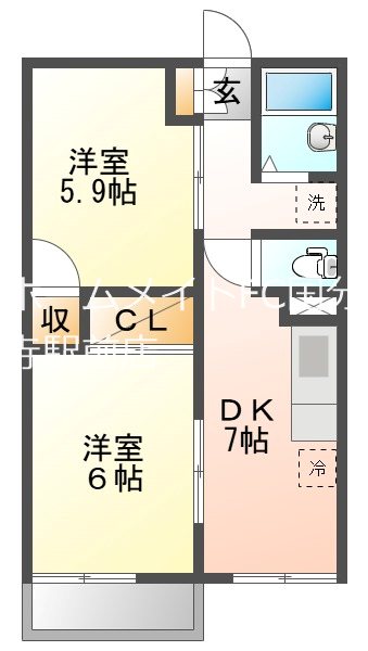 カメレヤハイツ 間取り