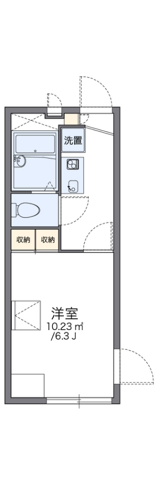 レオパレスノクターン 間取り