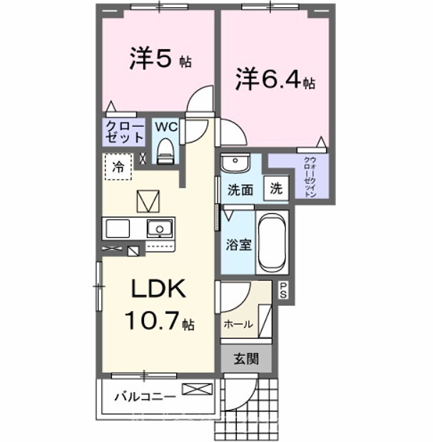 メゾンドアムール 間取り